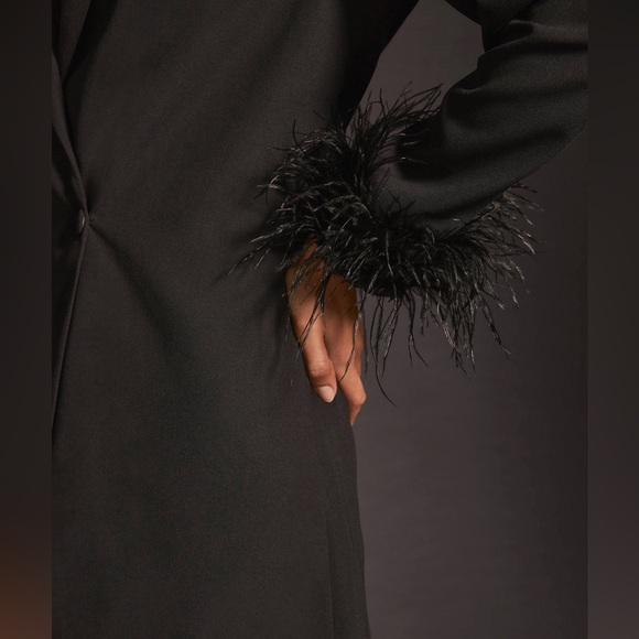 NWT Vineet Bahl x Anthropologie Blazer Dress Black XS - Picture 3 of 14